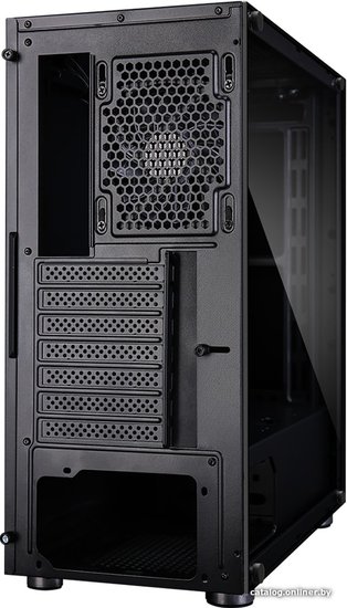 Корпус Zalman R2 Черный сталь-стекло-пластик, толщина металла 0.6мм, с боковым окном, 2xUSB2.0, 1xUSB3.0, Audio x 1, Mic x 1, LED button, без БП, ATX, отсеки