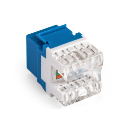 Модуль-вставка Keystone Jack RJ-45 ExeGate KJ-8P8C-U-C6A-180-Dual (Кат.6A, неэкранированная, 180 градусов, IDC Krone/110) EX297263RUS