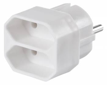 Сетевой разветвитель Buro BU-PS2F-W, белый