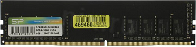 Модуль памяти Silicon Power SP008GXLZU320B0A DDR4 DIMM 8Gb PC4-25600 CL16