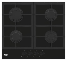 Газовая варочная панель Beko HILG 642C5 SB, независимая, черный
