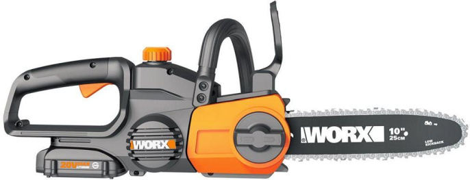 Цепная пила Worx WG322E аккум. дл.шины:10" 25cm 1аккум. 2Ач ЗУ