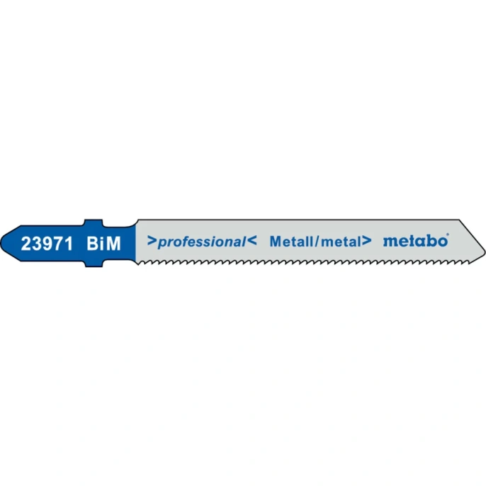 Пилки по стали и цветным металлам T118AF 57х1.2 мм, BIM, 5 шт. Metabo 623971000