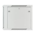 Шкаф телекоммуникационный 19" настенный 9U ExeGate EC-WM-9U.600.G.GREY (19”, 9U, 600x600x500mm (ШхГхВ), передняя дверь закаленное стекло, съемные боковые панели, пыле- и влагозащита IP23, светло-серый RAL 7035) EX298602RUS