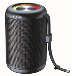 Колонка порт. Tecno S3 Square черный 3W 1.1 BT 2000mAh S3