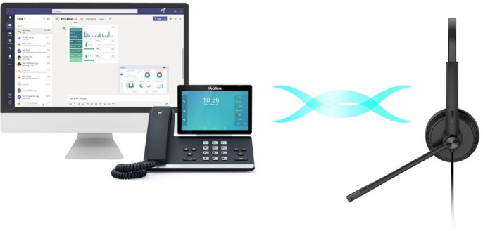 Гарнитура проводная/ Yealink UH34 Lite Dual UC [1308049] (UH34 Lite Dual  UC)