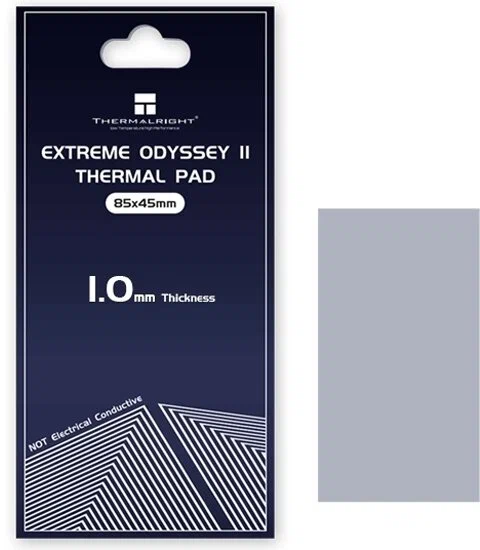 Термоинтерфейс Thermalright Extreme Odyssey II Thermal Pad, размер 85x45 мм,толщина 1.0 мм ODYSSEY-II-85X45-1.0