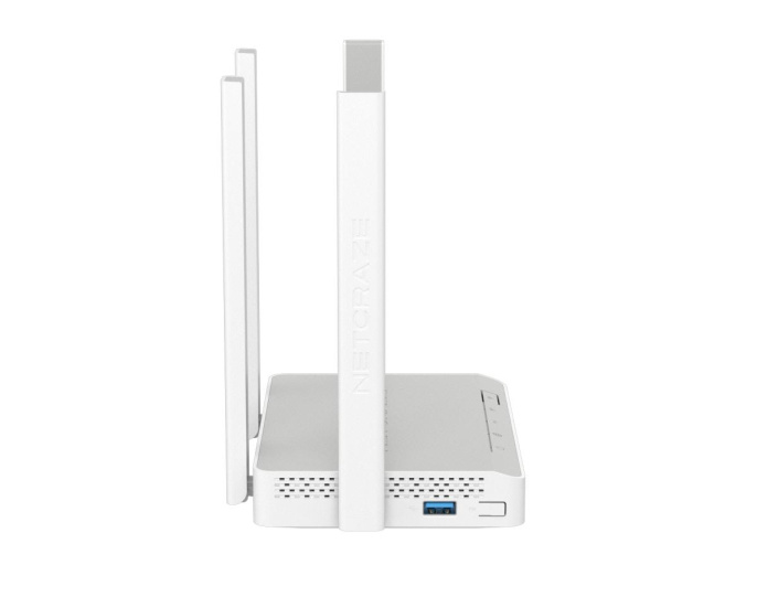 Маршрутизатор/ Netcraze Viva Гигабитный интернет-центр с Mesh Wi-Fi 5 AC1200, 4-портовым Smart-коммутатором и многофункциональным портом USB