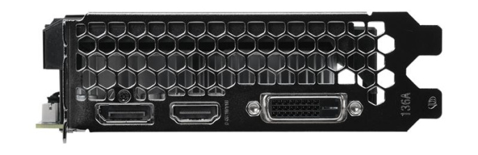 Видеокарта Palit RTX 3050 StormX OC 6GB GDDR6 NE63050S18JE-1072F GeForce RTX 3050, PCI Express 4.0, 6GB GDDR6, 96bit, 1492MHz, 2304sp, 1хHDMI, 1хDisplayPort, 1хDVI, 70W, PSU 300W, 2 Slot