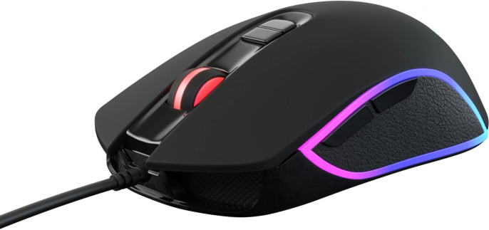 Мышь проводная GMNG 730GM, игровая, оптическая, USB, 12000dpi, черный [1520852]