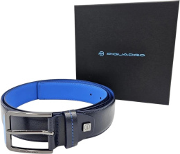 Ремень мужской Piquadro Blue Square, кожа натуральная, синий [cu6743b2/blu2]