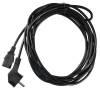 Кабель питания Buro AN23-1000-5,  IEC C13 -  Евровилка,  5м,  черный
