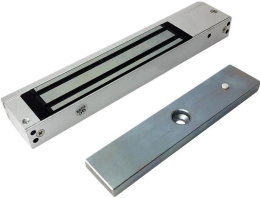 Электромагнитный замок ZKTeco LM-3502 входное напряжение DC12V, рабочий ток 400 мА ± 5 %, диапазон растягивающих усилий 280 кг ± 5 %