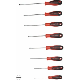 Набор отверток IZELTAS ERGONOMIK с прямым шлицем, 8 предметов 4350008108