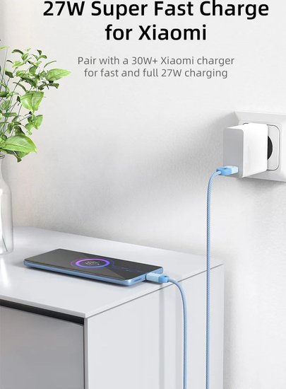 Кабель USB A CABLETIME CAP1H (CT-AMCM6A-PBW1) 1 м, черный, USB-A на USB-C для быстрой зарядки смартфонов
