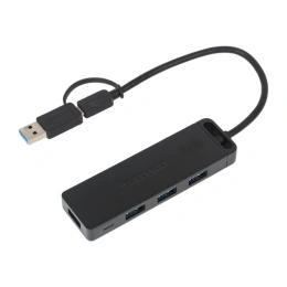 Концентратор VENTION OTG USB-C+USB 3.0 / 4xUSB 3.0 порта Черный - 0.15м. CHTBB