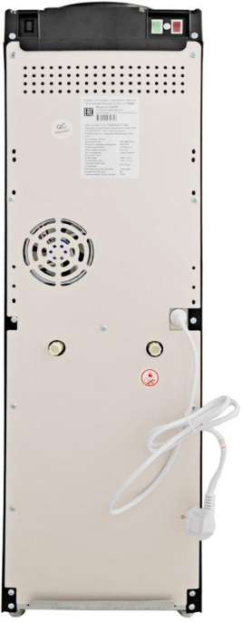 Кулер VATTEN V42NE, напольный, электронный, кнопка, черный/серебристый [3578]