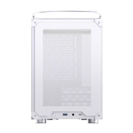 Корпус без блока питания Case JONSBO C6 MAX Handle, Mini-Tower, TG, no fan, 1xUSB-A 3.0 + 1xUSB-C 3.1, mATX, mITX White (C6 MAX White)