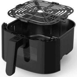 Аэрогриль Hyundai HYF-5003 5.5л 1500Вт черный/черный