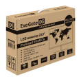 Монитор с аудио 23.8" ExeGate ProSmart EV2407A (VA LED Grade A+, FHD, 1920x1080@75Гц, 16:9, 250cd/m2, 4000:1, 178°/178°, 5ms, Speakers, D-Sub, HDMI, Audio-out, FreeSync, Low Blue Light, кабель HDMI 1.5м, VESA, регулировка наклона (tilt), черный) EX294344R