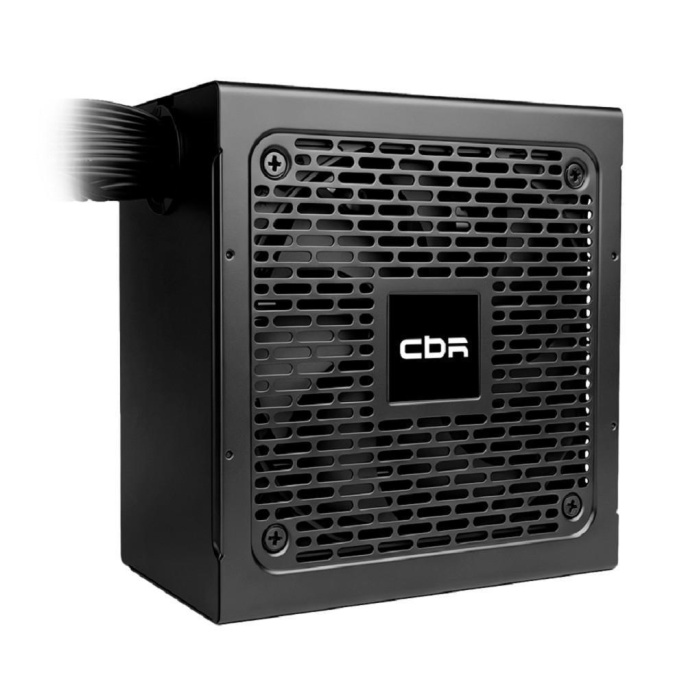 Блок питания CBR ATX 450W, 80+ White, APFC, 12cm fan, 20+4pin/1*8+ 4+4 pin/2*6+2pin/2*IDE/4*SATA, 1.5м кабель питания, чёрный [PSU-ATX450-12DT]