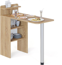 Стол для ноутбука Сокол СП-19, ЛДСП, дуб сонома