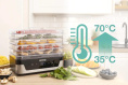 Сушка для фруктов и овощей Gorenje FDK400DE 5под. 240Вт нержавеющая сталь (745972)