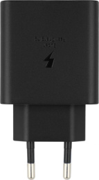 Сетевое зар./устр. Samsung EP-TA220NBEGRU 3A PD USB-C/USB-A универсальное черный
