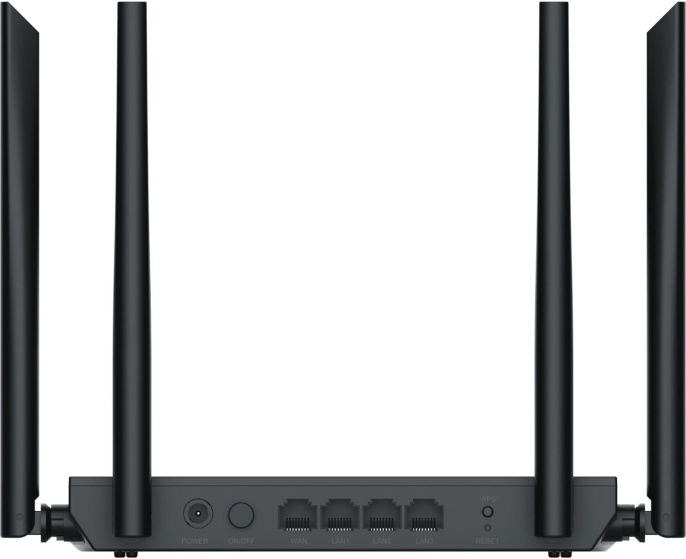 Wi-Fi роутер Netis N3D,  Wi-Fi 5,  AC1200,  2.4/5ГГц, 3 LAN,  черный