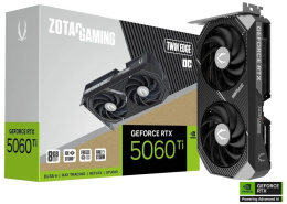 Видеокарта Zotac RTX5060Ti TWIN EDGE OC 8GB GDDR7 128bit 3xDP HDMI 2FAN MEDIUM PACK ZT-B50610H-10M