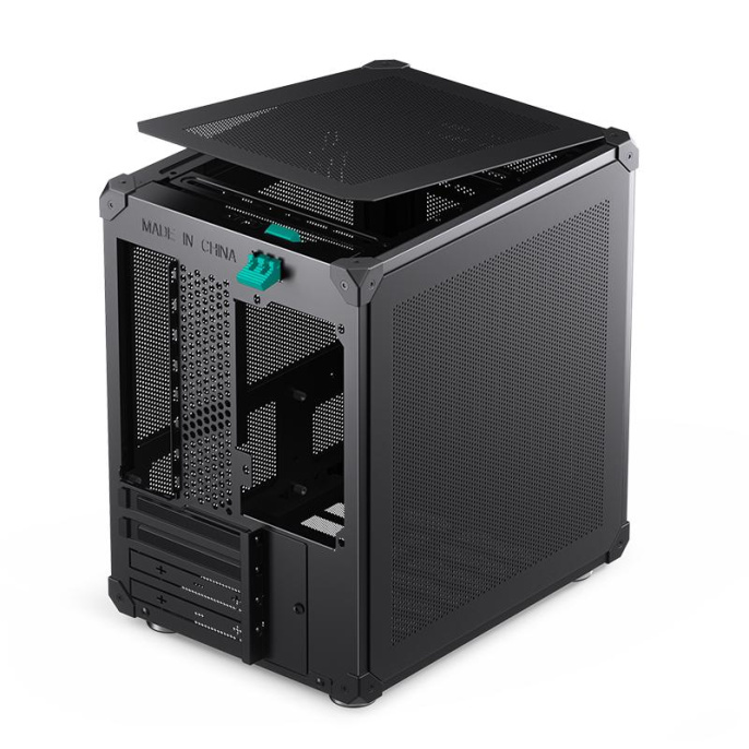 Корпус без блока питания Case JONSBO C6, Mini-Tower, no fan, 1xUSB-A 3.0 + 1xUSB-C 3.1, mATX, mITX Black