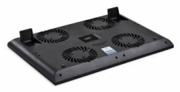 Подставка для ноутбука DeepCool Multi Core X8, 17", 381х268х29 мм, 2хUSB, вентиляторы 4 х 1290г [dp-n422-x8bk]