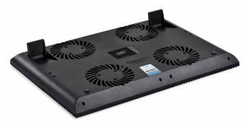 Подставка для ноутбука DeepCool Multi Core X8, 17", 381х268х29 мм, 2хUSB, вентиляторы 4 х 1290г [dp-n422-x8bk]