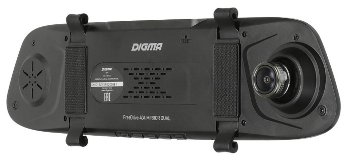 Видеорегистратор Digma FreeDrive 404 MIRROR DUAL черный 2Mpix 1080x1920 1080p 170гр. GP6248