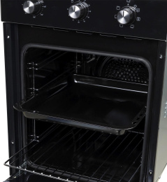 Духовой шкаф электрический OASIS D-45MMB,  52л,  дверца с 2 стеклами,  черный