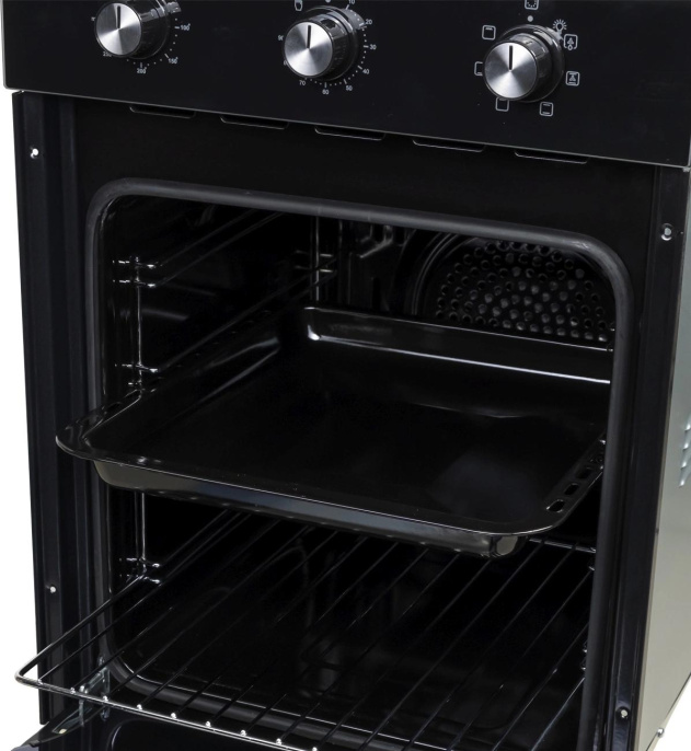 Духовой шкаф электрический OASIS D-45MMB,  52л,  дверца с 2 стеклами,  черный