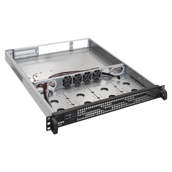 Серверный корпус ExeGate Pro 1U550-04 <RM 19", высота 1U, глубина 550, без БП, USB> EX264265RUS