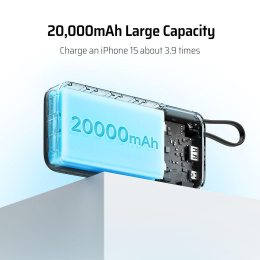 Внешний аккумулятор CUKTECH PB200N 20000mAh 55W Dark Grey CUKP200NGLDG