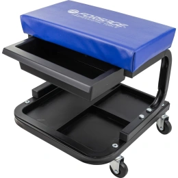 Стул автослесаря с инструментальной полкой на колесах Forsage 220x375 мм F-TR6301(16959)