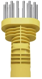 Пароочиститель напольный Polaris PSC 1701C 1700Вт желтый/черный