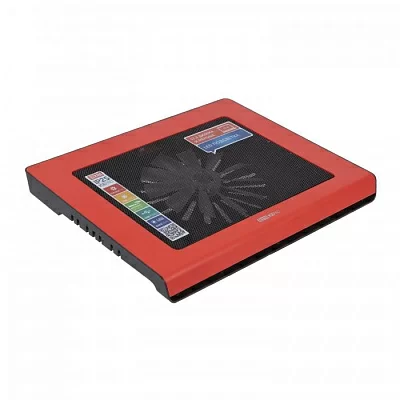 Подставка для ноутбука STM IP25 Red. STM Laptop Cooling IP25 Red (17,3"", 1x(150x150),   plastic+metal mesh)