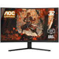 31.5" Монитор AOC Gaming CQ32G4VE,  2560x1440,  VA,  180Гц,  2хHDMI,  1хDP,  изогнутый, черный и черный/серый