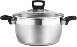 Кастрюля Polaris Rialto 24C 5.4л. d 24см с крышкой стальной 015153