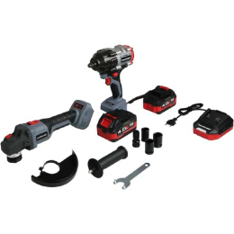 Аккумуляторный бесщеточный НАБОР 2в1 PROFIPOWER ProfiSet-2H20 Li-ion-2шт, 20В, 4.0Ач, З/У, коробка, E0080, E0186 [E0286]