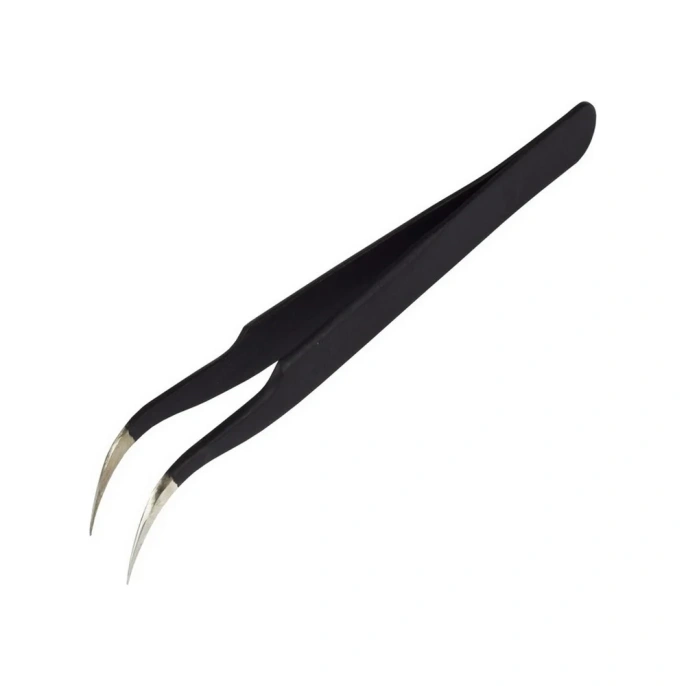 Пинцет изогнутый острый Pro Legend с антистатическим покрытием, 120 мм PL2693