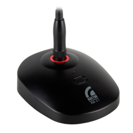 Микрофон настольный Roxton RM-01 с ветрозащитой и кабелем 5 метров