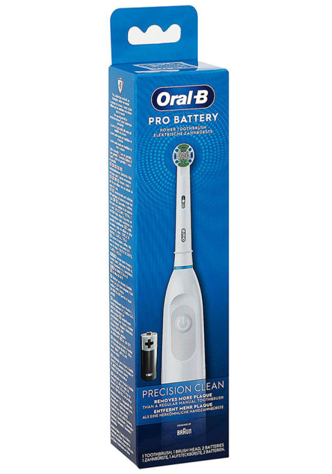 Электрическая зубная щетка Oral-B Battery Toothbrush Adult white для взрослых, цвет: белый