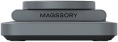 Беспроводное зарядное устройство Magssory WCH017 Yoga Midnight (WCH017m) (3 в 1, для Samsung, с магнитами, с поддержкой Qi2, регулируемый угол наклона, материал корпуса: цинковый сплав)