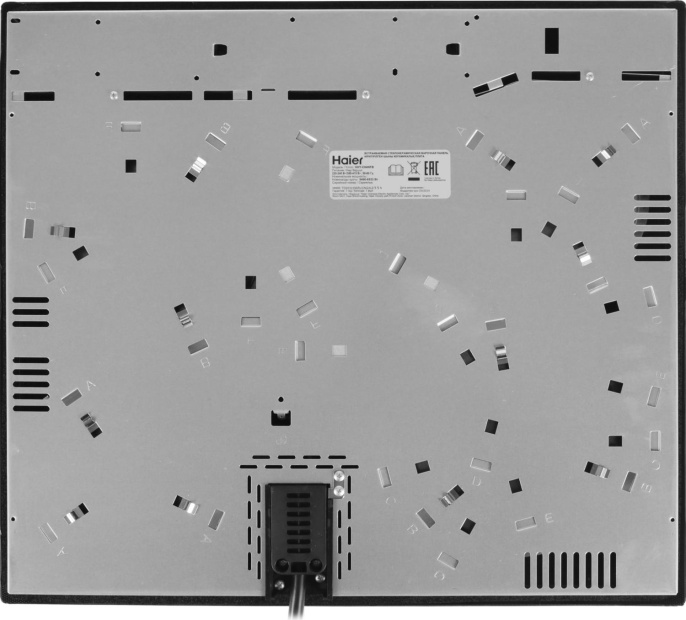 Варочная поверхность Haier HHY-C64NFB черный/нержавеющая сталь (TD0032396RU)