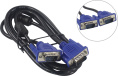 Кабель VGA Pro Cablexpert CC-PVGA-6 черный, 1.8м, 15M/15M, экран, феррит. кольца, пакет